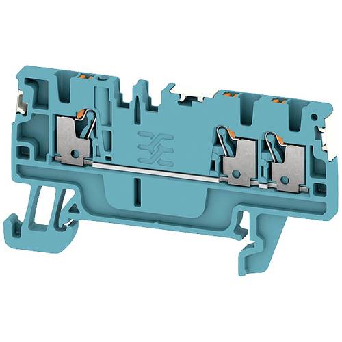 Weidmüller 2674640000 Durchgangsreihenklemme Push-In-Klemme, Steckanschluss Blau 50 St.