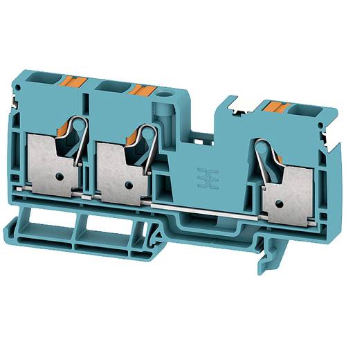 Weidmüller 2674980000 Durchgangsreihenklemme Push-In-Klemme, Steckanschluss Blau 25 St.