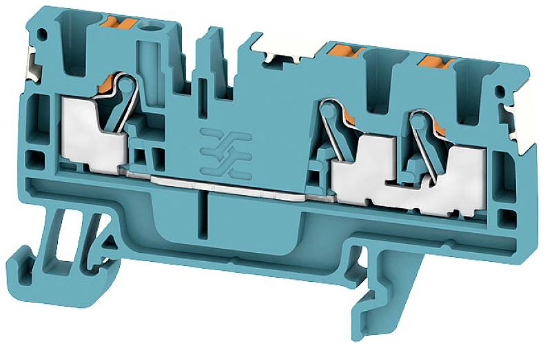 Weidmüller 2674730000 Durchgangsreihenklemme Push-In-Klemme, Steckanschluss Blau 100 St.