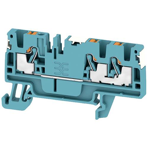 Weidmüller 2674730000 Durchgangsreihenklemme Push-In-Klemme, Steckanschluss Blau 100 St.