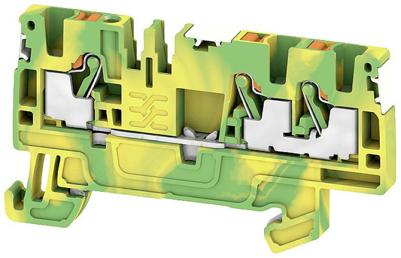 Weidmüller 2674740000 Schutzleiterklemme Steckanschluss Grün-Gelb 50 St.