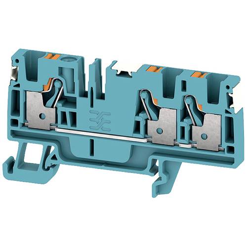 Weidmüller 2674820000 Durchgangsreihenklemme Push-In-Klemme, Steckanschluss Blau 50 St.