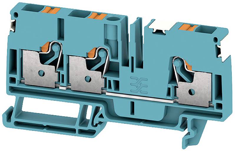 Weidmüller 2674920000 Durchgangsreihenklemme Push-In-Klemme, Steckanschluss Blau 50 St.