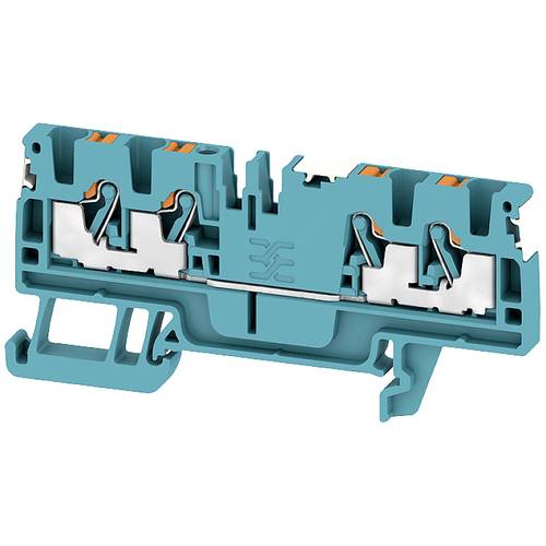 Weidmüller 2674760000 Durchgangsreihenklemme Push-In-Klemme, Steckanschluss Blau 100 St.