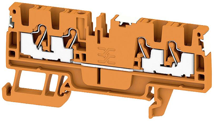 Weidmüller 2799160000 Durchgangsreihenklemme Push-In-Klemme, Steckanschluss Orange 100 St.