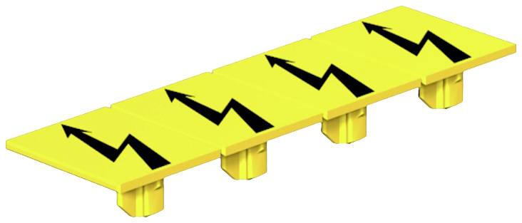 Weidmüller 2635590000 Klemmenmarkierung Gelb 40 St.