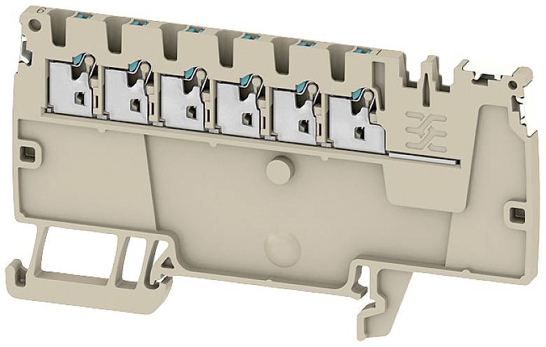 Weidmüller 2675360000 Verteiler-Reihenklemme Push-In-Klemme, Steckanschluss Dunkelbeige 50 St.