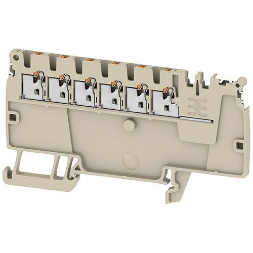 Weidmüller 2675350000 Verteiler-Reihenklemme Push-In-Klemme, Steckanschluss Dunkelbeige 50 St.