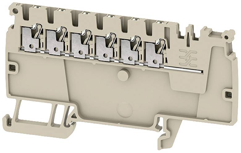 Weidmüller 2683440000 Potenzialklemme Push-In-Klemme, Steckanschluss Dunkelbeige 50 St.