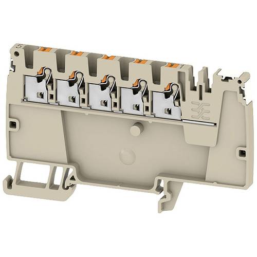 Weidmüller 2675470000 Verteiler-Reihenklemme Push-In-Klemme, Steckanschluss Dunkelbeige 50 St.