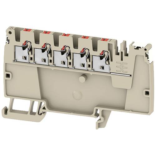 Weidmüller 2675460000 Verteiler-Reihenklemme Push-In-Klemme, Steckanschluss Dunkelbeige 50 St.
