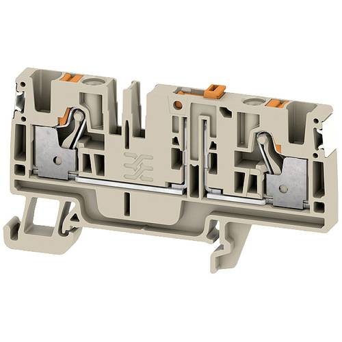 Weidmüller 2675240000 Prüftrenn-Reihenklemme Push-In-Klemme, Steckanschluss Dunkelbeige 50 St.