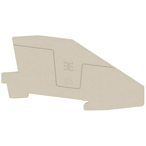 Weidmüller 2669060000 Abschlussplatte Beige 20 St.