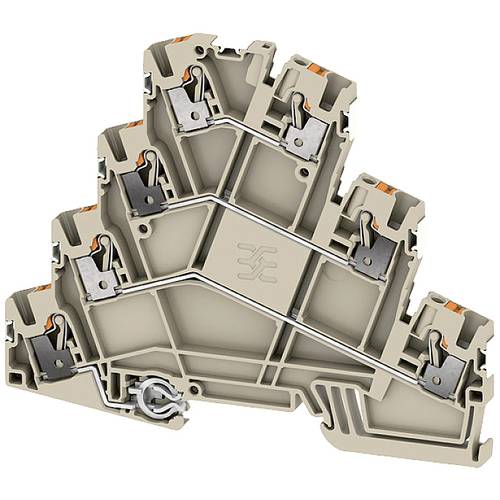 Weidmüller 2742050000 Motoranschlussklemme Push-In-Klemme, Steckanschluss Dunkelbeige 50 St.