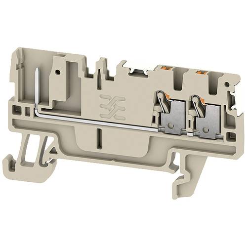 Weidmüller 2675710000 Durchgangsreihenklemme Push-In-Klemme, Steckanschluss Dunkelbeige 50 St.