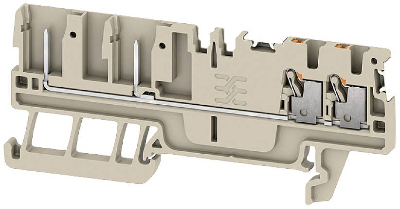 Weidmüller 2675740000 Durchgangsreihenklemme Push-In-Klemme, Steckanschluss Dunkelbeige 50 St.