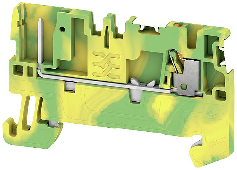 Weidmüller 2675700000 Schutzleiterklemme 3.5 mm Push-In-Klemme, Steckanschluss Grün-Gelb 50 St. Piece