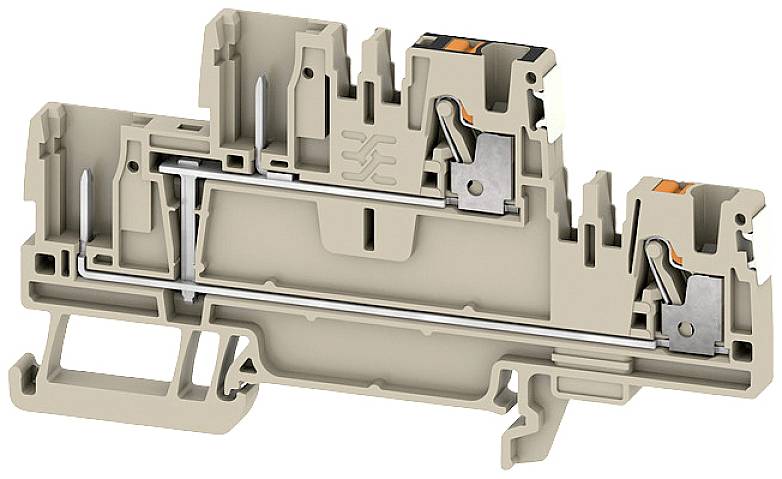 Weidmüller 2675950000 Durchgangsreihenklemme Steckanschluss Beige 50 St.