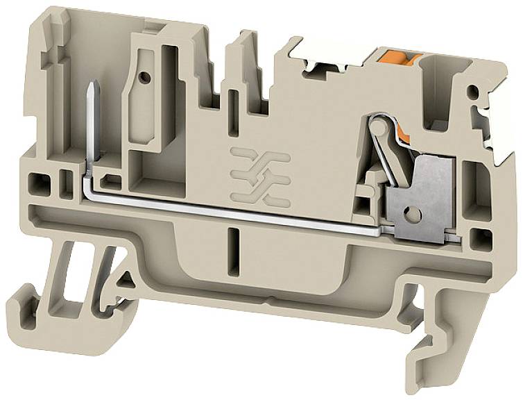 Weidmüller 2675820000 Durchgangsreihenklemme Push-In-Klemme, Steckanschluss Dunkelbeige 100 St.