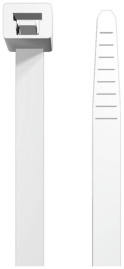 Weidmüller 2659490000 CB-VT 98/2.5 HF/V0 WT Kabelbinder 98 mm 2.5 mm Weiß 100 St.