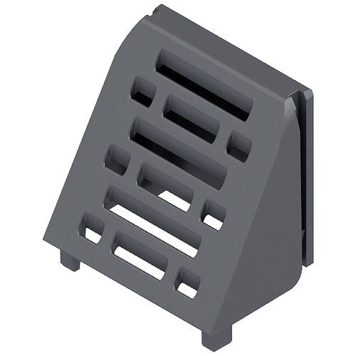 Weidmüller CH20M AD SHL 5.00/04 GGY 2019 Abdeckhaube geschlossen, mit Lüftungsschlitze, für Hutschienenmontage Kunststof...