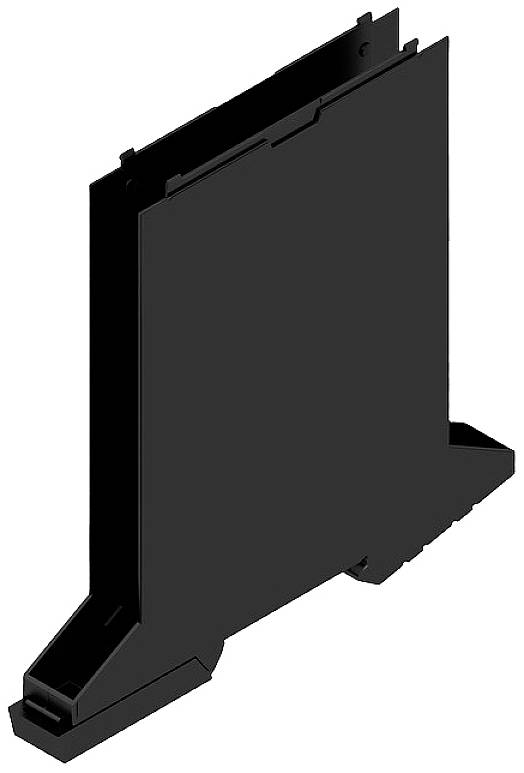 Weidmüller CH20M12 B BUS BK/BK Hutschienen-Gehäuse Basiselement geschlossen, mit Lüftungsschlitze, für Hutschienenmontag...