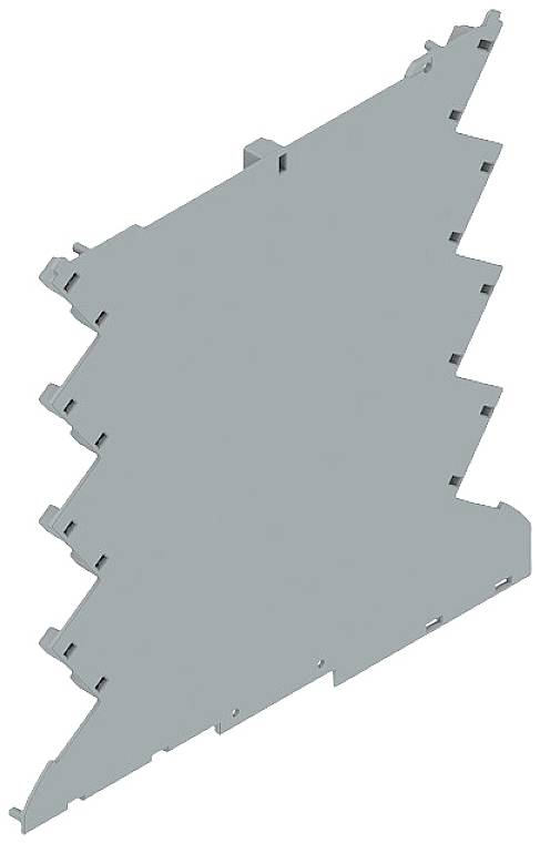 Weidmüller CH20M6 BC 4P-4P BUS TGY 1 1293806 Hutschienen-Gehäuse Abdeckung geschlossen, für Hutschienenmontage 5.2 x 107...