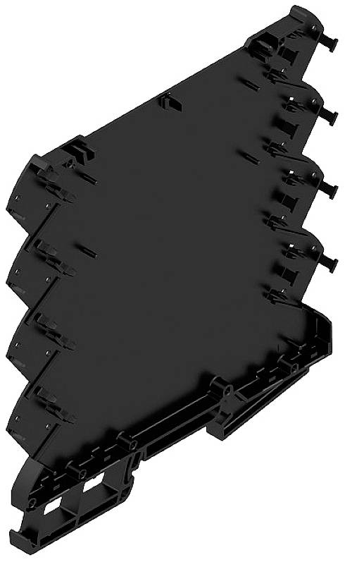Weidmüller CH20M6 BP 4P-4P BK LF 1 1261494 Hutschienen-Gehäuse Basiselement geschlossen, für Hutschienenmontage 6.1 x 11...