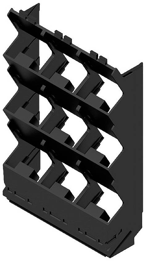 Weidm&uuml;ller CH20M67 S 3P/3P/3P BK 2010 DIN-rail-behuizing zijkant Gesloten, Voor DIN-rail montage 67.5 x 22.83 Kunststof Zwart 8 stuk(s)