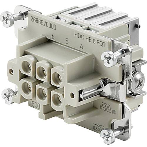 Weidmüller 2666920000 Buchseneinsatz 6 Snap-In 1 St.