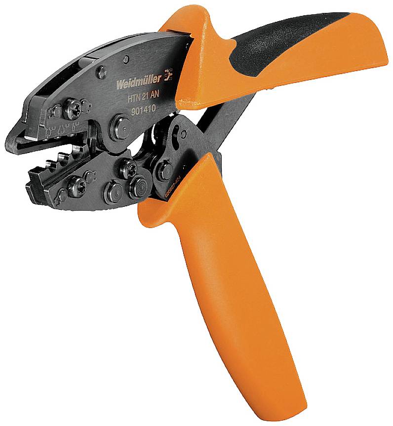 Weidmüller HTN 21 ZERT 9017380000 Crimpzange Kabelschuhe, Verbinder 0.5 bis 6 mm²