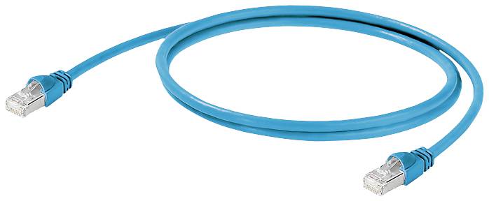 WEIDMÜLLER 2813820003 RJ45 Netzwerkkabel, Patchkabel CAT 5 SF/UTP 0.3 m Blau 1 St.