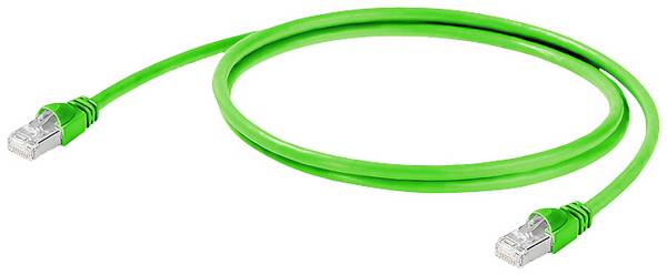 Weidmüller 2814800015 RJ45 Patchkabel CAT 5 SF/UTP 1.50 m Grün Flammwidrig 1 St.