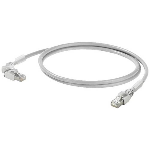 Thumbnail - Weidmüller 2703320010 RJ45 Netzwerkkabel, Patchkabel CAT 6a S/FTP 1.00 m Grau 1 St.