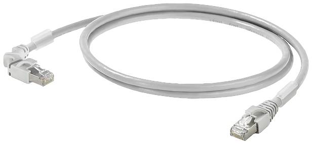 Weidmüller 2703320020 RJ45 Netzwerkkabel, Patchkabel CAT 6a S/FTP 2.00 m Grau 1 St.