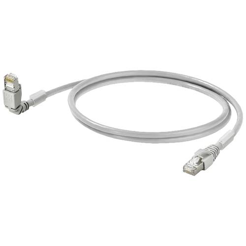 Weidmüller 1248280050 RJ45 Netzwerkkabel, Patchkabel CAT 6a S/FTP 5.00 m Grau 1 St.