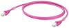 Weidmüller 1201270005 RJ45 Patchkabel CAT 6a S/FTP 0.50 m Magenta 1 St.