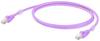 Weidmüller 2701550030 RJ45 Patchkabel CAT 6a S/FTP 3.00 m Violett Flammwidrig 1 St.