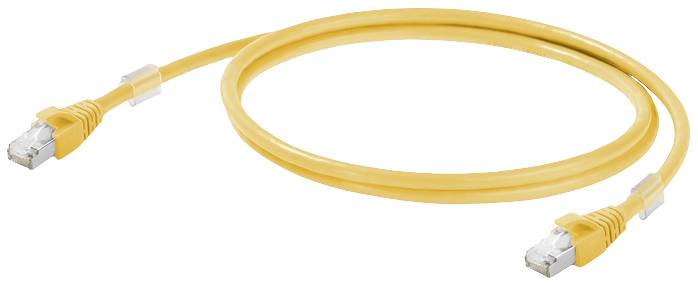 Weidmüller 1251580050 RJ45 Netzwerkkabel, Patchkabel CAT 6a S/FTP 5.00 m Gelb 1 St.