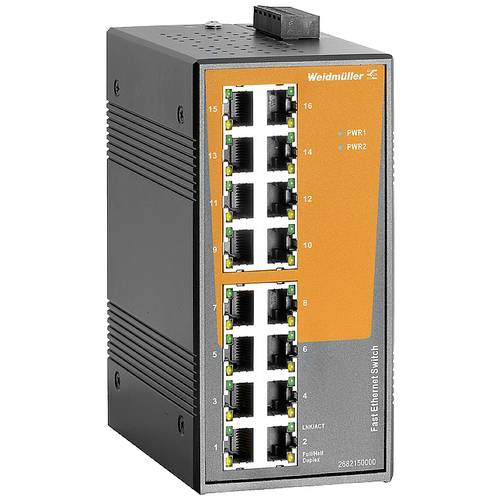 Thumbnail - Weidmüller IE-SW-EL16-16TX Industrial Ethernet Switch 10 / 100 MBit/s