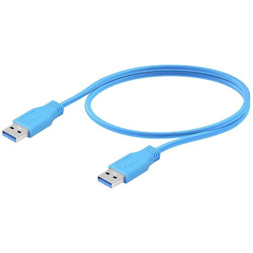 Thumbnail - Weidmüller USB-Kabel USB-A Stecker 1.80 m Blau PVC-Mantel 2581730018