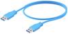 Weidmüller USB-Kabel USB-A Stecker 1.80 m Blau PVC-Mantel 2581730018