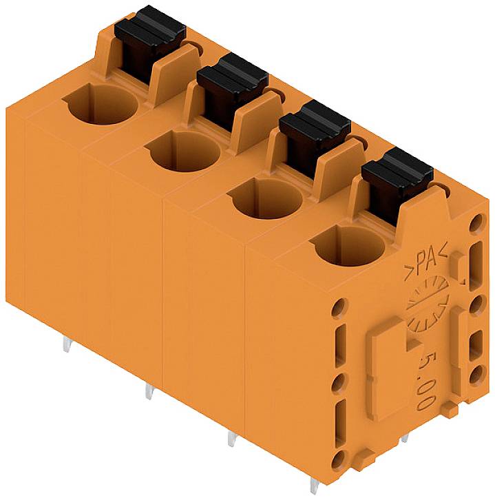 Weidmüller 2774560000 Federkraftklemmblock 2.5 mm² Polzahl 4 Orange 50 St.