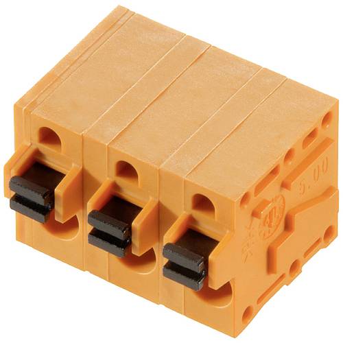 Weidmüller 2667850000 Federkraftklemmblock 2.5 mm² Polzahl 6 Orange 30 St.