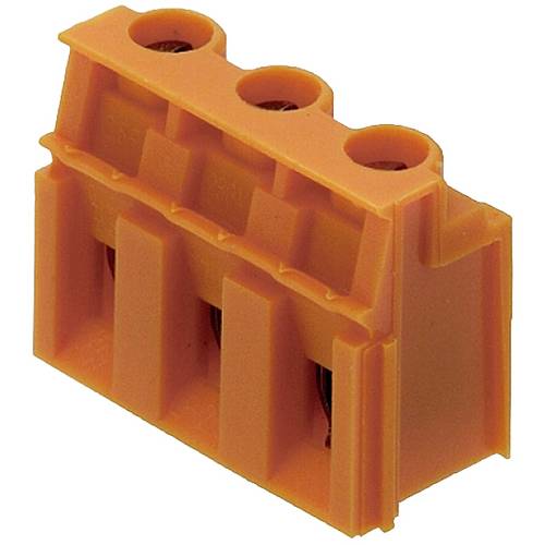 Weidmüller 1594670000 Schraubklemmblock 4 mm² Polzahl 3 Orange 100 St.