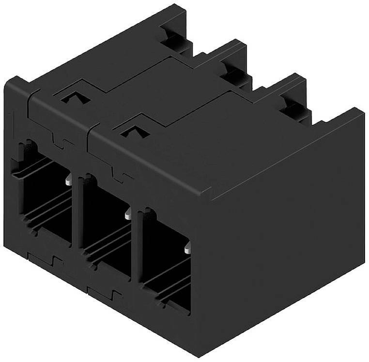 Weidmüller 2741420000 Printklemme Polzahl 3 Schwarz 33 St.