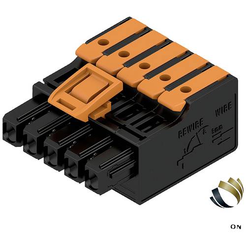 Weidmüller Buchsengehäuse-Kabel Polzahl Gesamt 5 Rastermaß: 5 mm 2741700000 72 St.