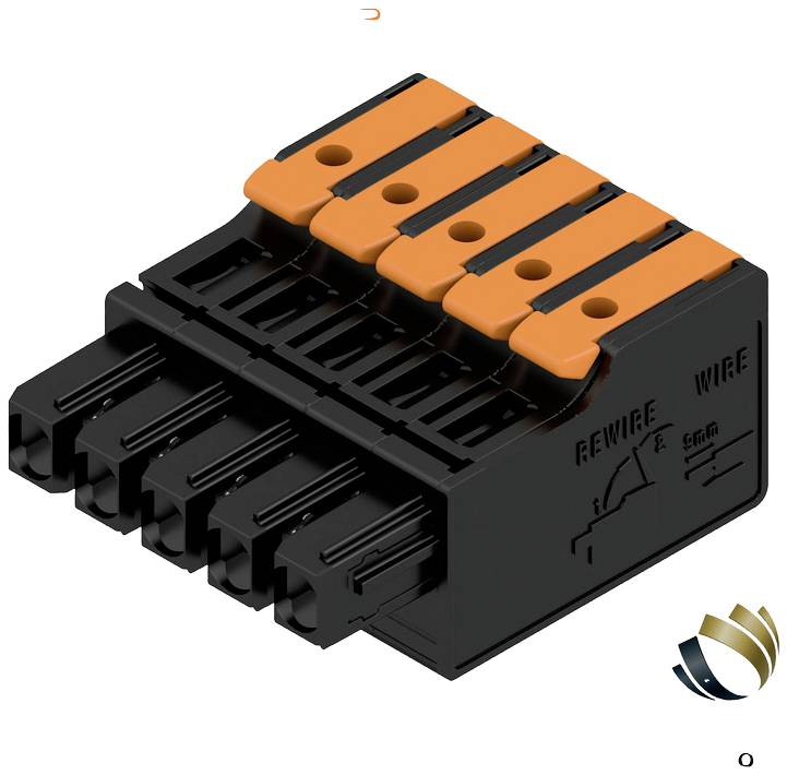 Weidmüller Buchsengehäuse-Kabel Polzahl Gesamt 5 Rastermaß: 5 mm 2741590000 72 St.