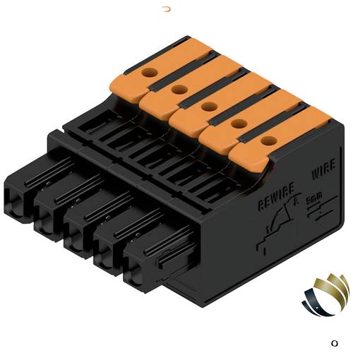 Weidmüller Buchsengehäuse-Kabel Polzahl Gesamt 5 Rastermaß: 5 mm 2741590000 72 St.