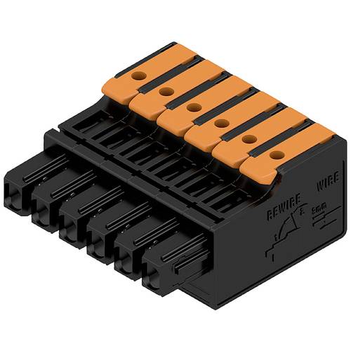 Thumbnail - Weidmüller Buchsengehäuse-Kabel Polzahl Gesamt 6 Rastermaß: 5 mm 2741600000 60 St.